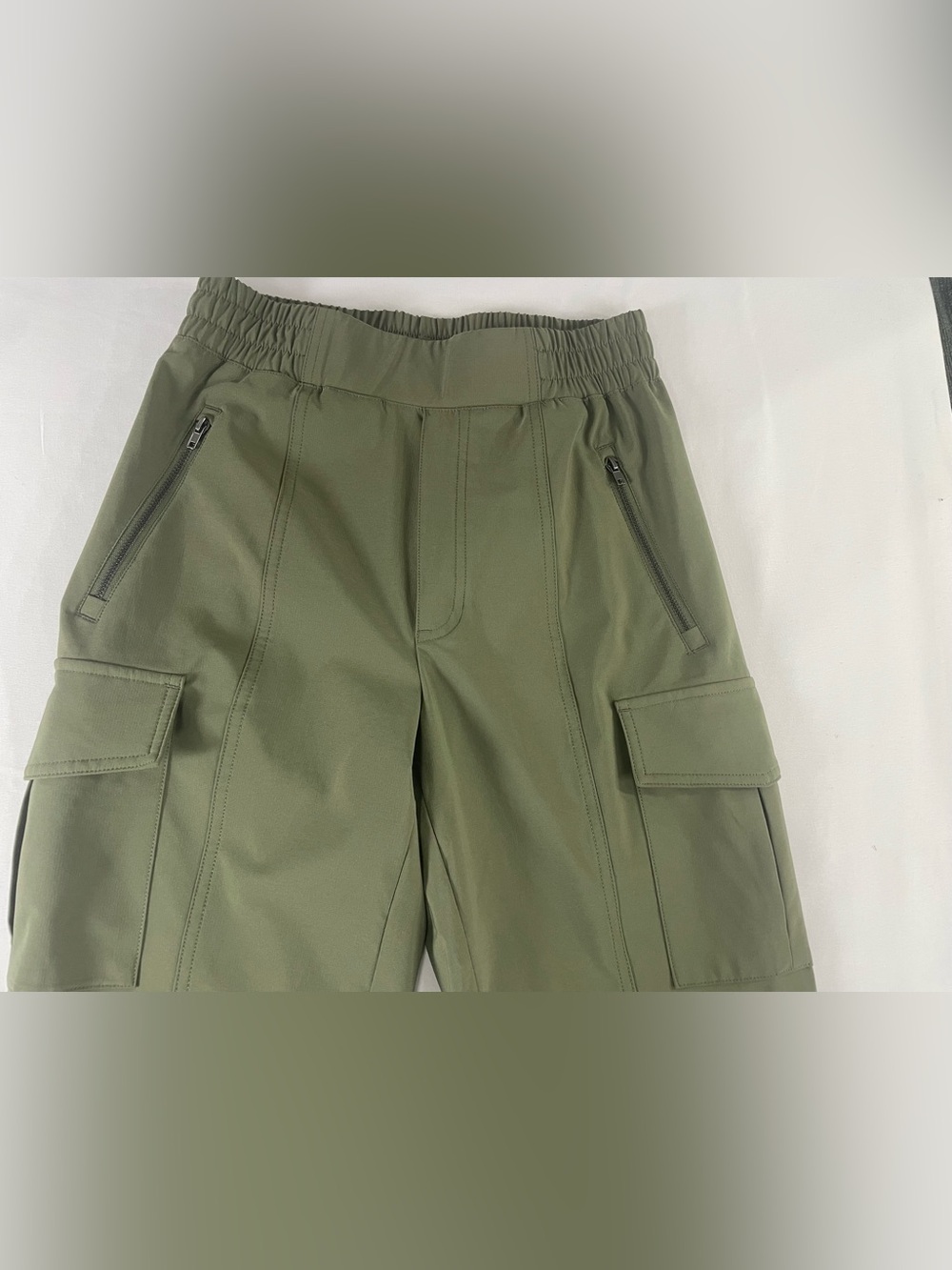 Mondetta Olive Green Wide-Leg Cargo Pants - Picture 3 of 14
